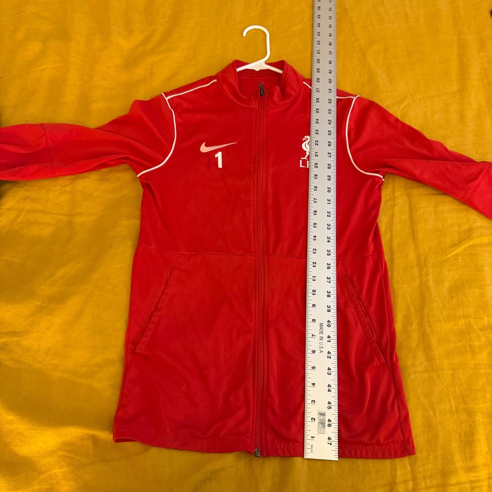 Nike Liverpool FC Dri-FIT Soccer Track Jacket Red White Men's Size S